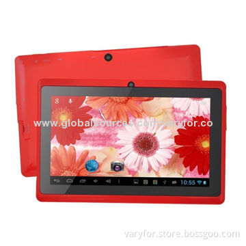 7-inch Android tablet pc, Allwinner A13 Q88 dual camera with wifi and 5 point capacitive touchscreen